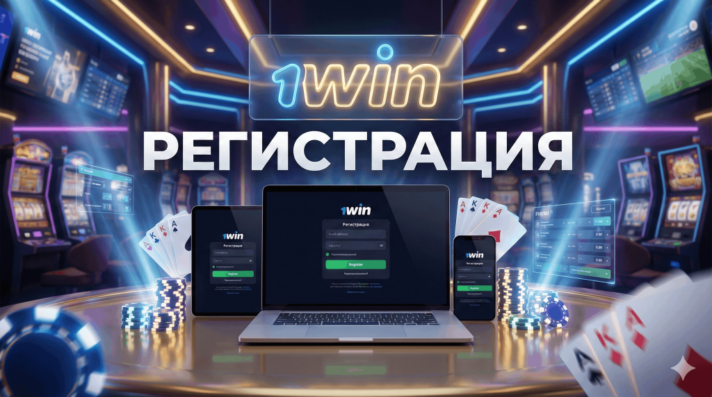 Регистрация в компании 1win